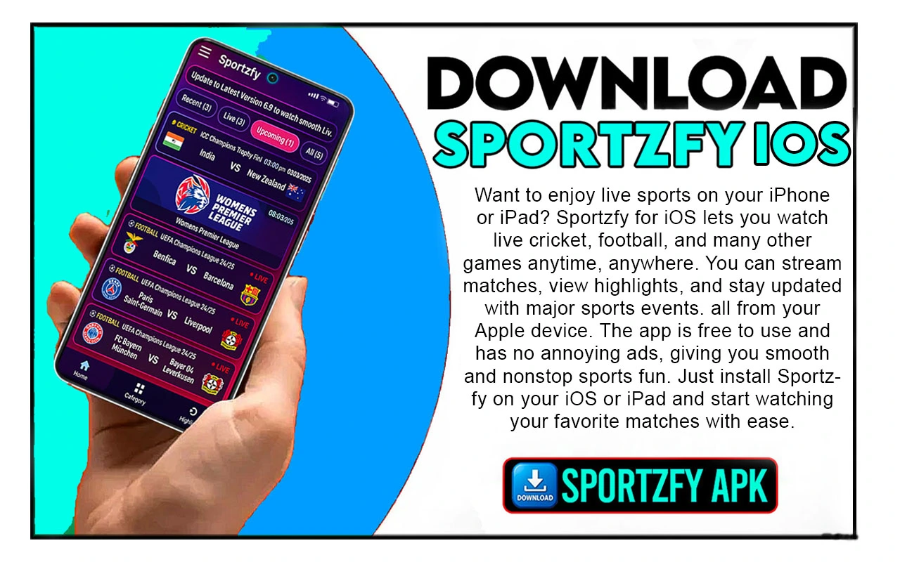 Sportzfy For iOS Sportzfy For iOS
